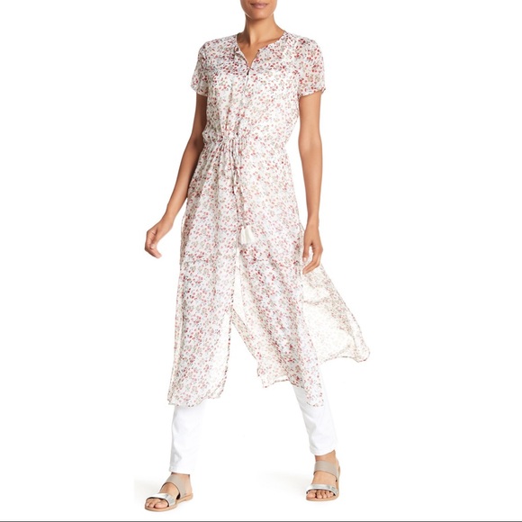 DR2 Tops - NWT DR2 Sheer Duster XL**